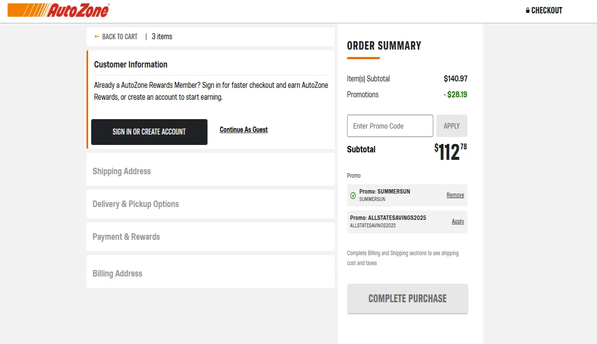 Coupon proof SUMMERSUN