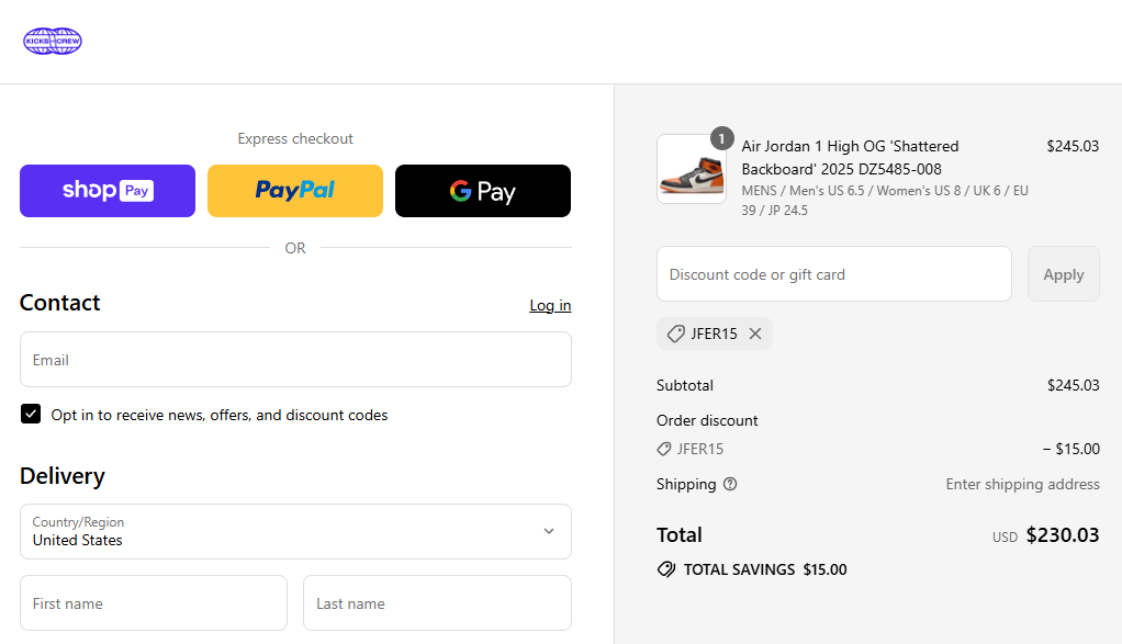 Coupon proof JFER15