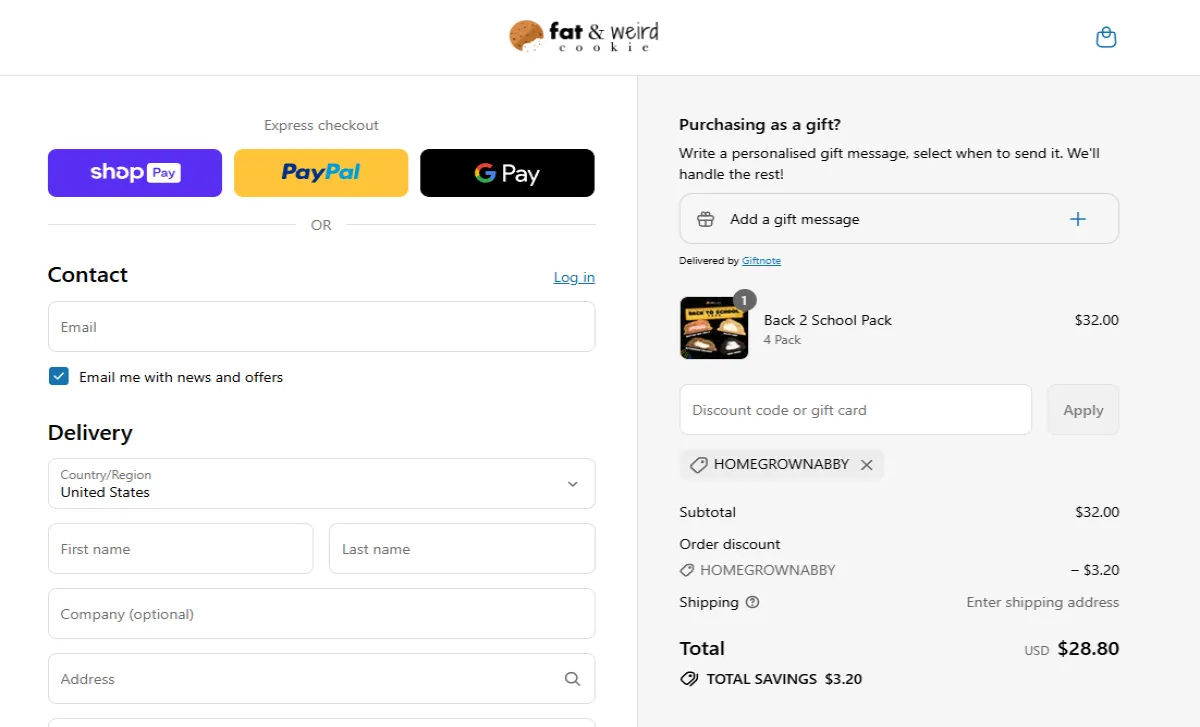 Coupon proof HOMEGROWNABBY