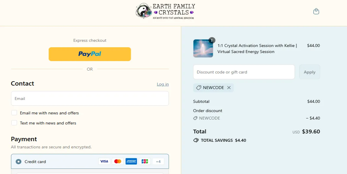 Coupon proof NEWCODE