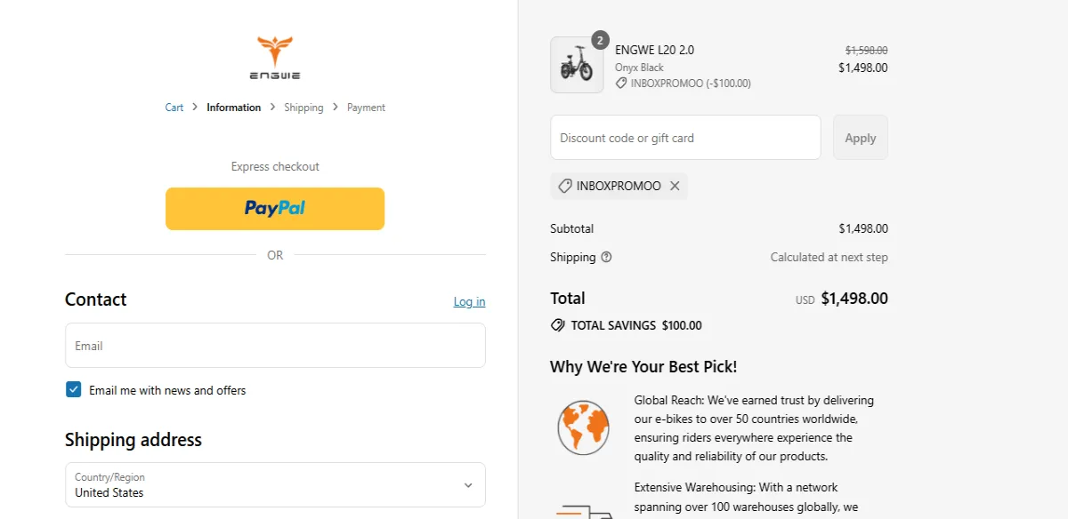 Coupon proof INBOXPROMOO