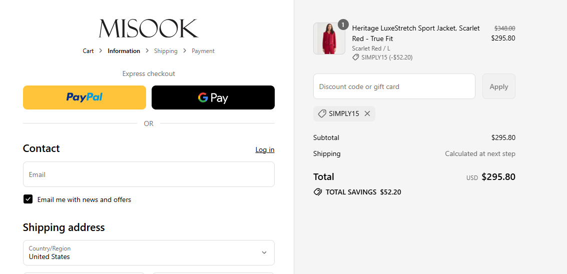 Coupon proof SIMPLY15