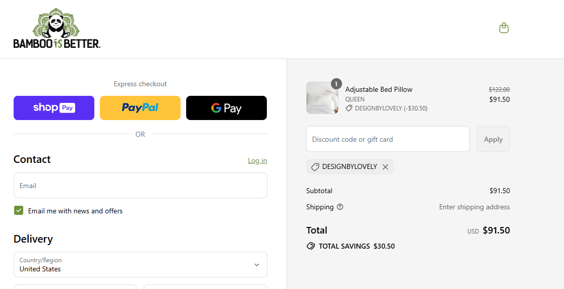 Coupon proof DESIGNBYLOVELY