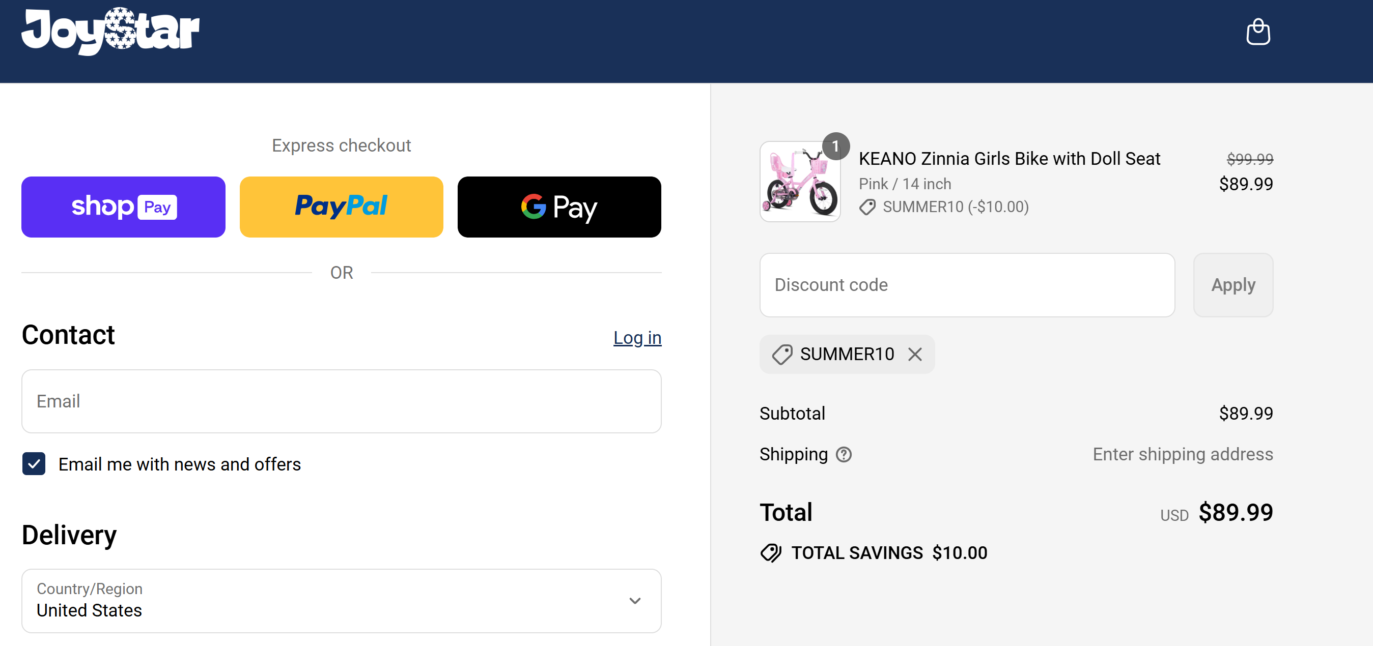 Coupon proof SUMMER10