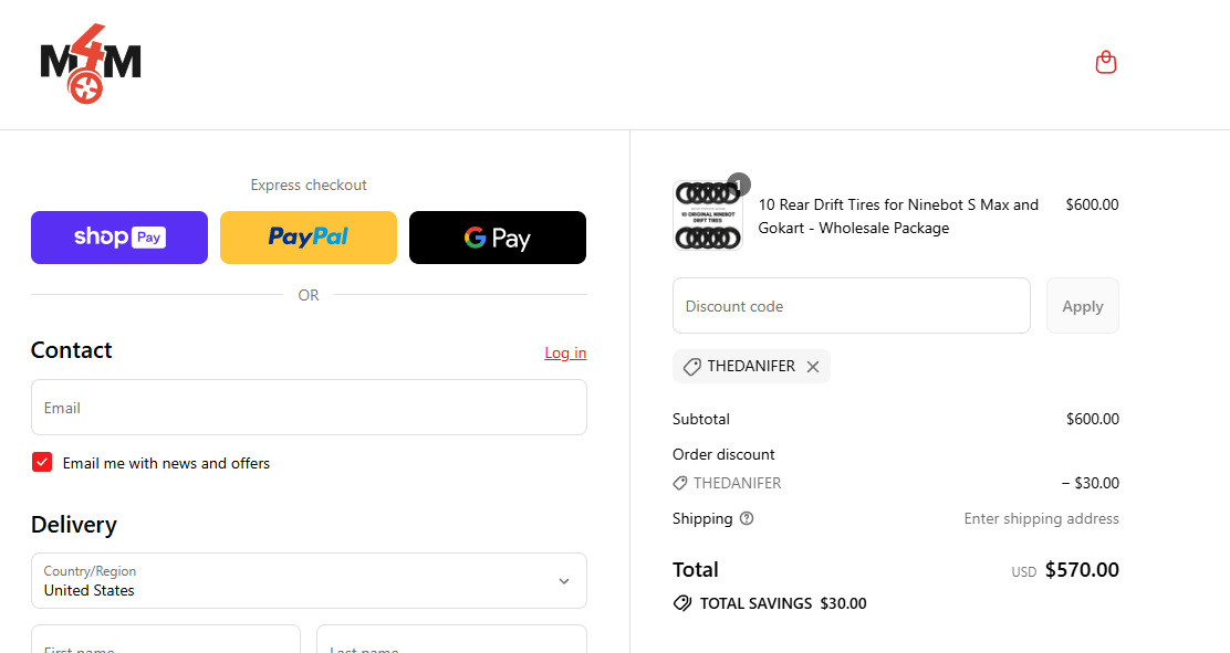 Coupon proof THEDANIFER