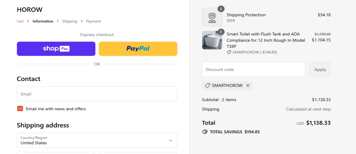 Coupon proof SMARTHOROW