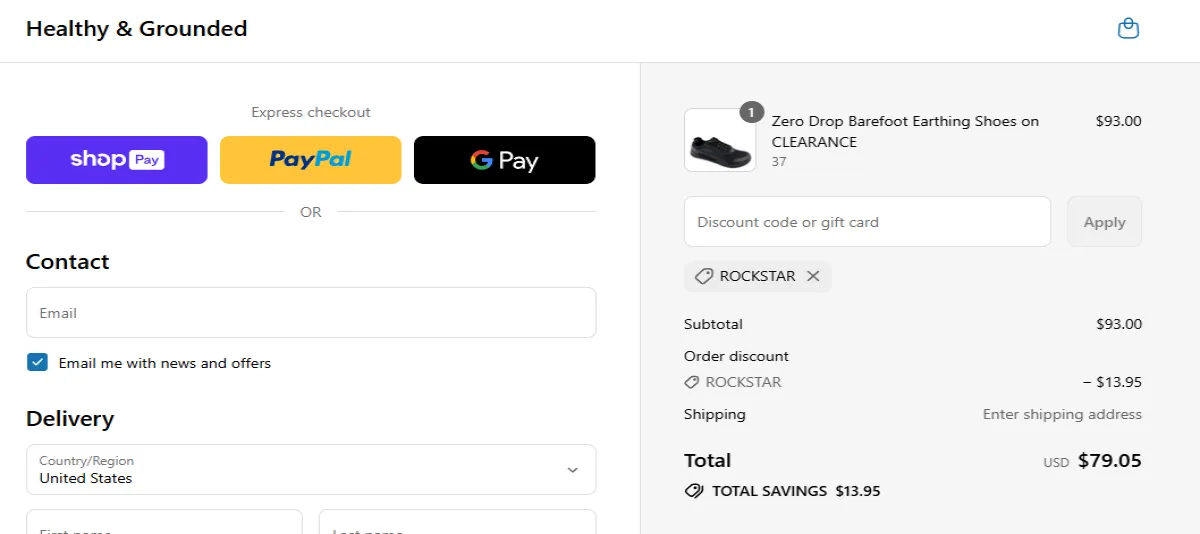 Coupon proof ROCKSTAR