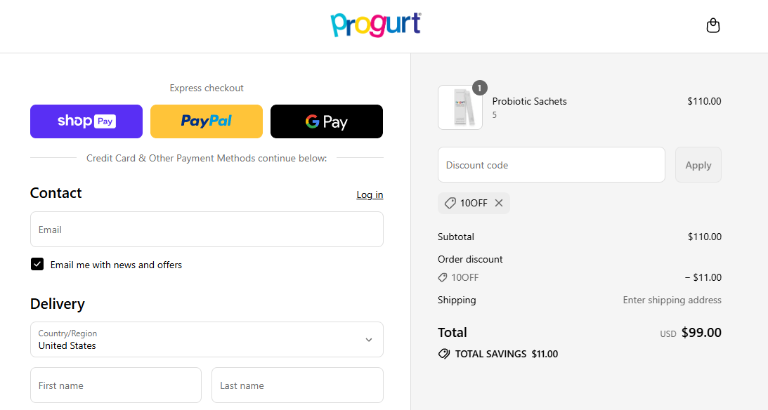 Coupon proof 10OFF