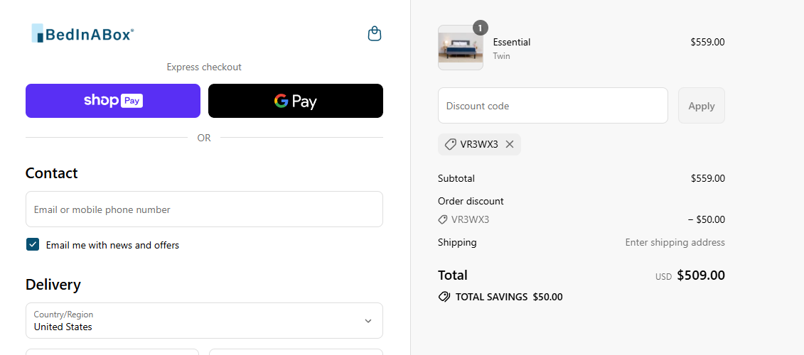 Coupon proof VR3WX3