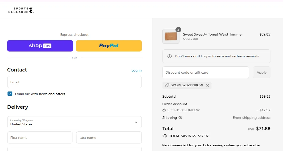 Coupon proof SPORTS202DNKCW