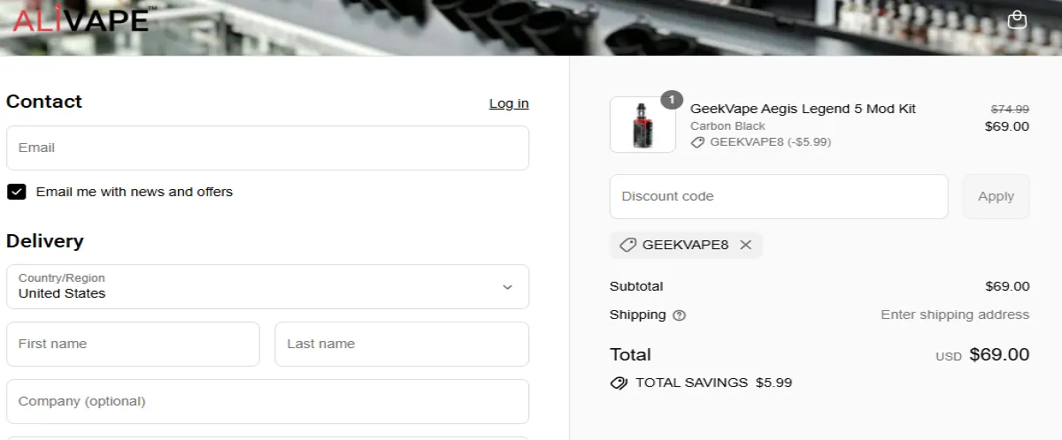 Coupon proof GEEKVAPE8