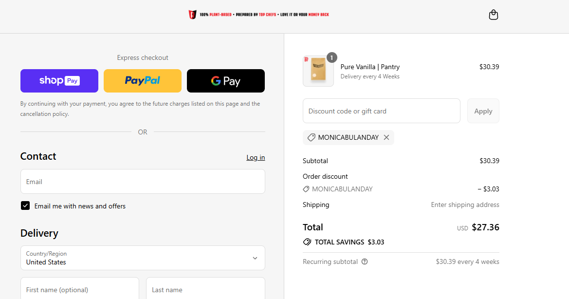 Coupon proof MONICABULANDAY
