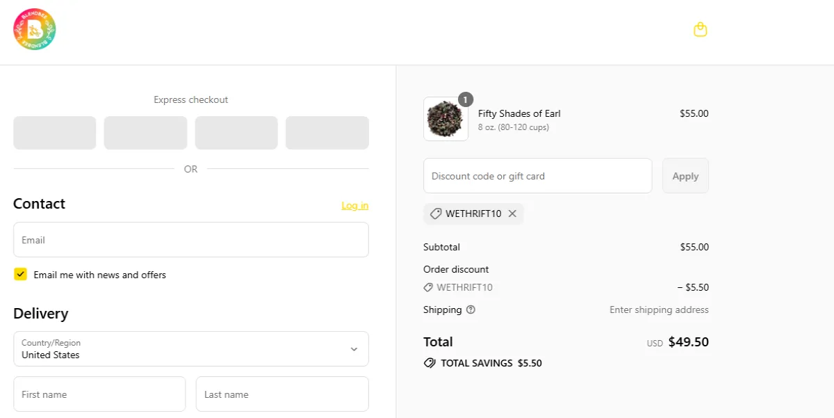 Coupon proof WETHRIFT10