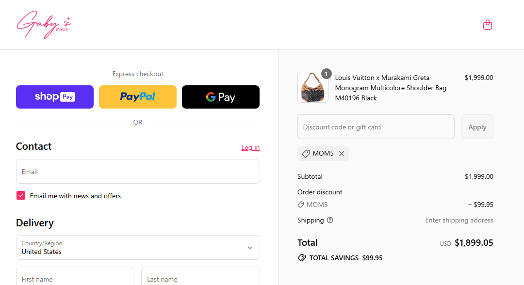 Coupon proof MOM5