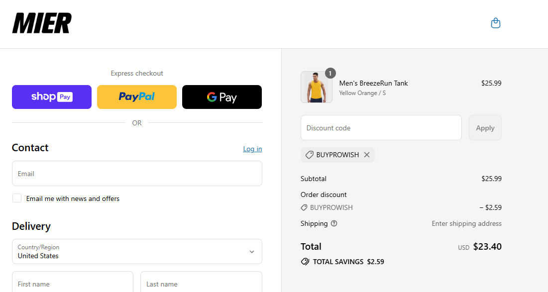 Coupon proof BUYPROWISH