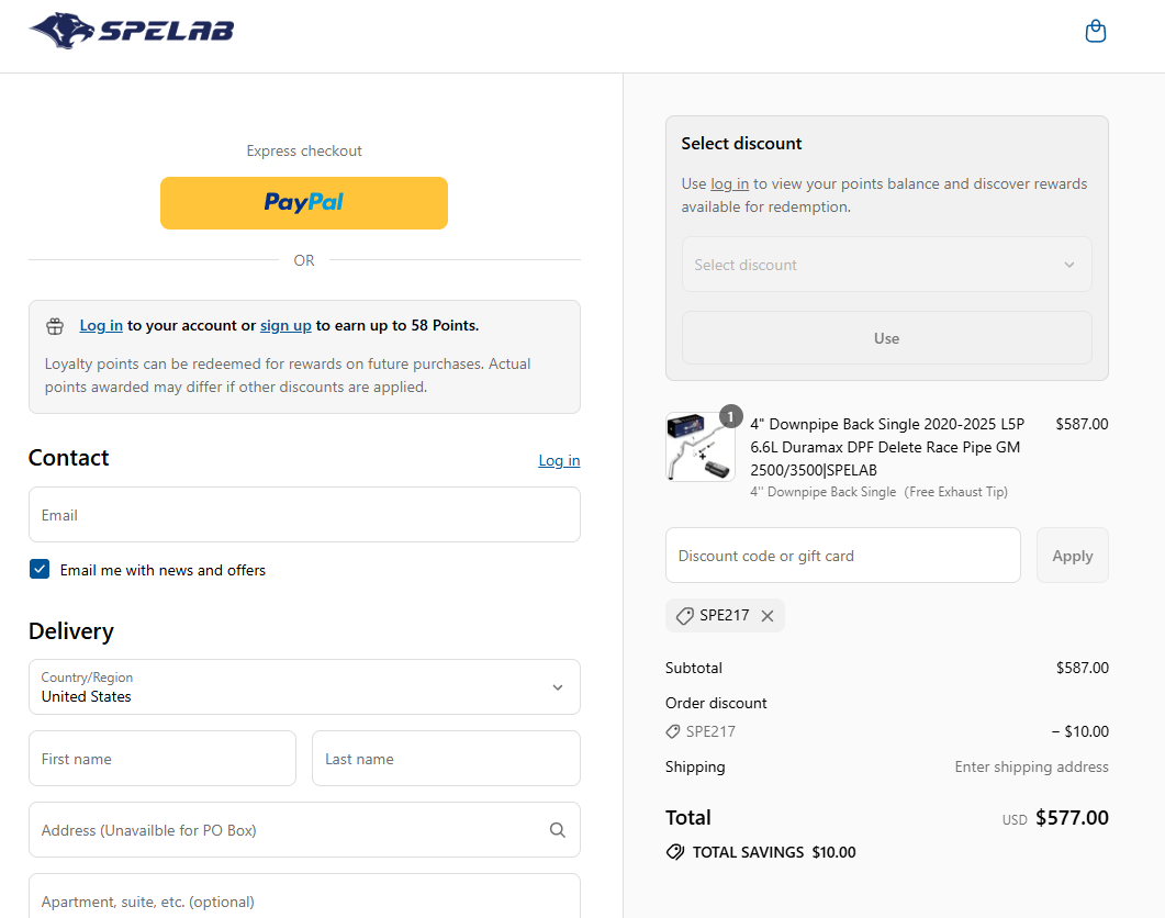 Coupon proof SPE217