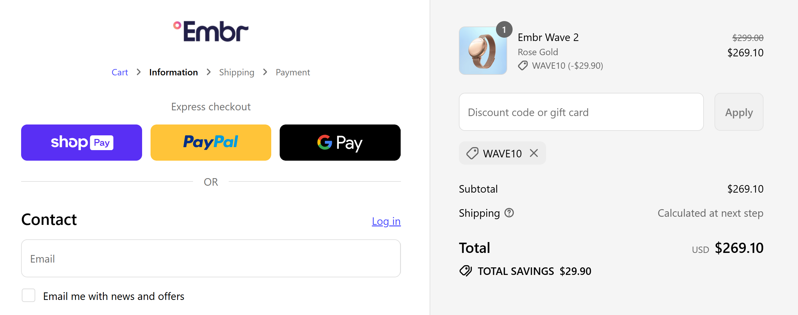 Coupon proof WAVE10