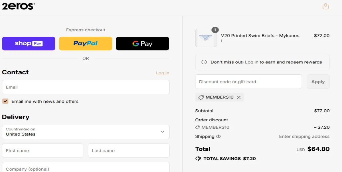 Coupon proof MEMBERS10