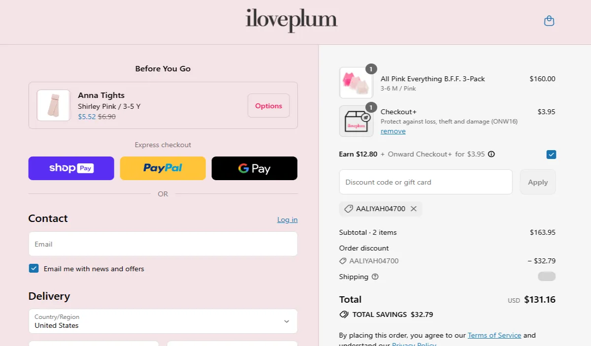 Coupon proof AALIYAH04700