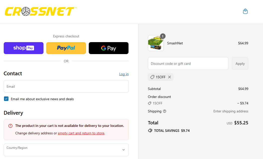 Coupon proof 15OFF