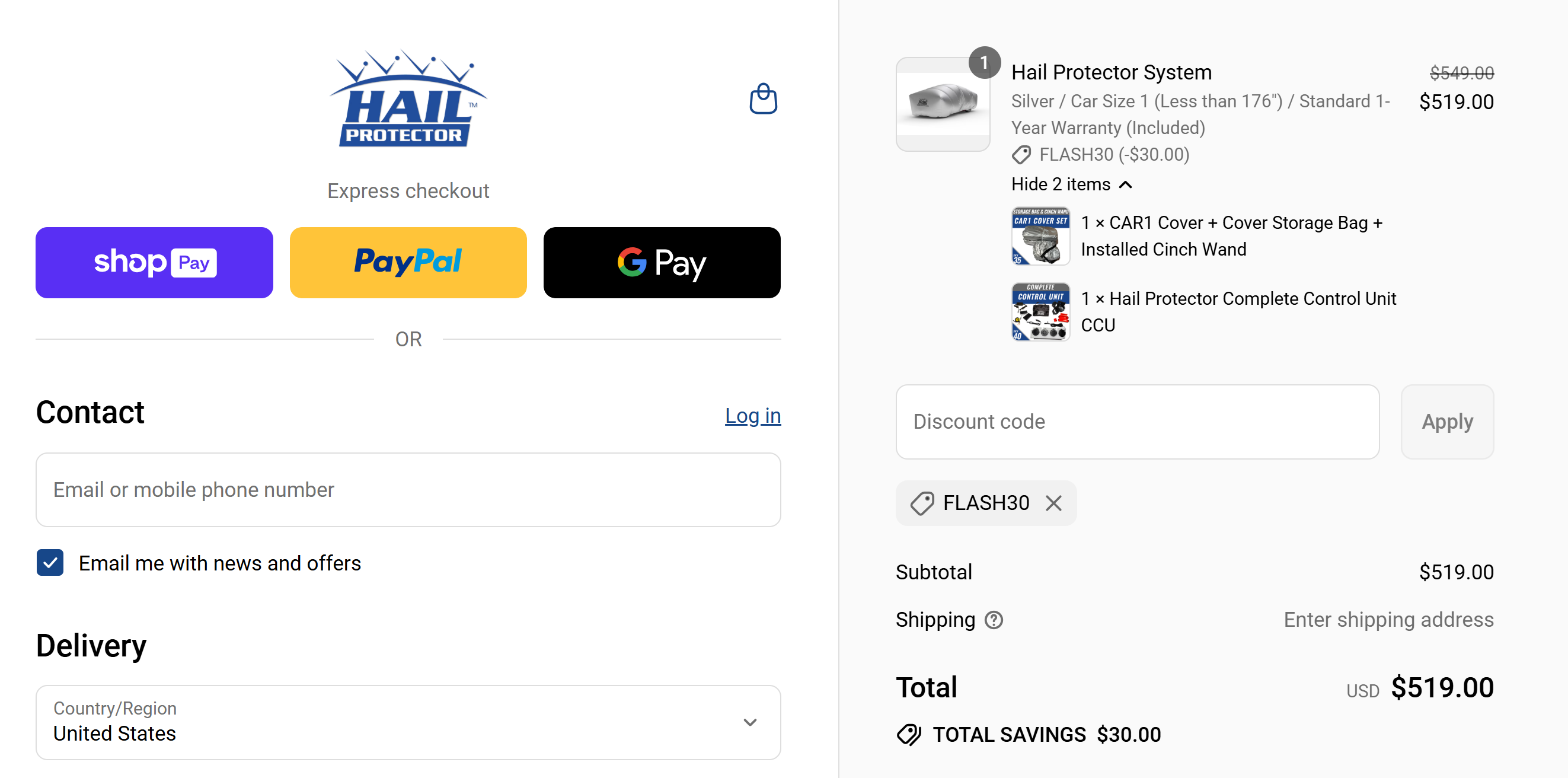 Coupon proof FLASH30
