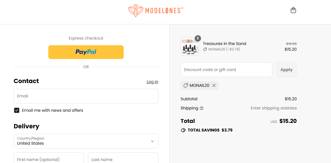 Coupon proof MONAIL20