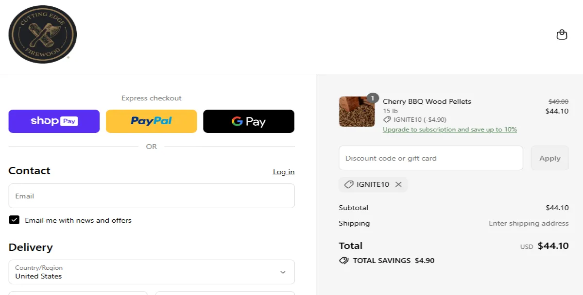 Coupon proof IGNITE10