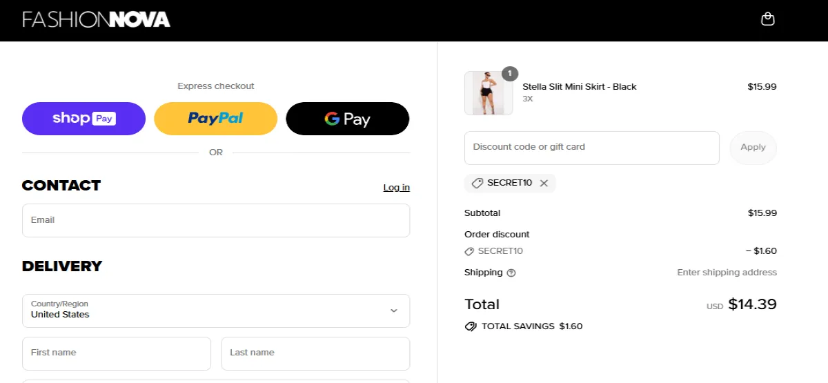 Coupon proof SECRET10