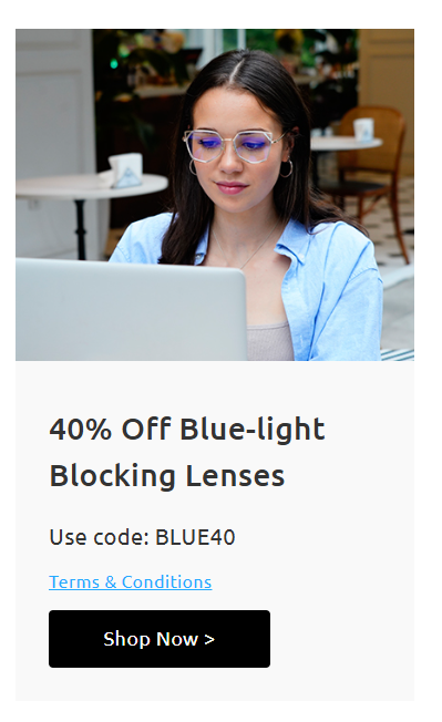 Coupon proof blue40