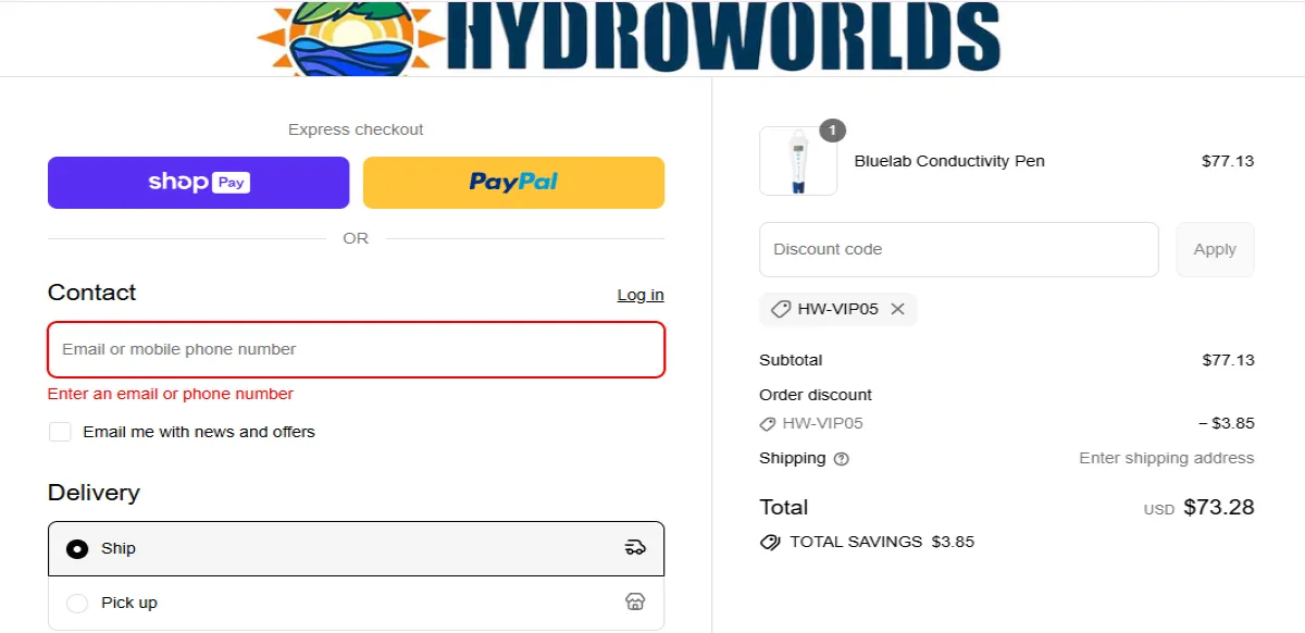 Coupon proof HW-VIP05