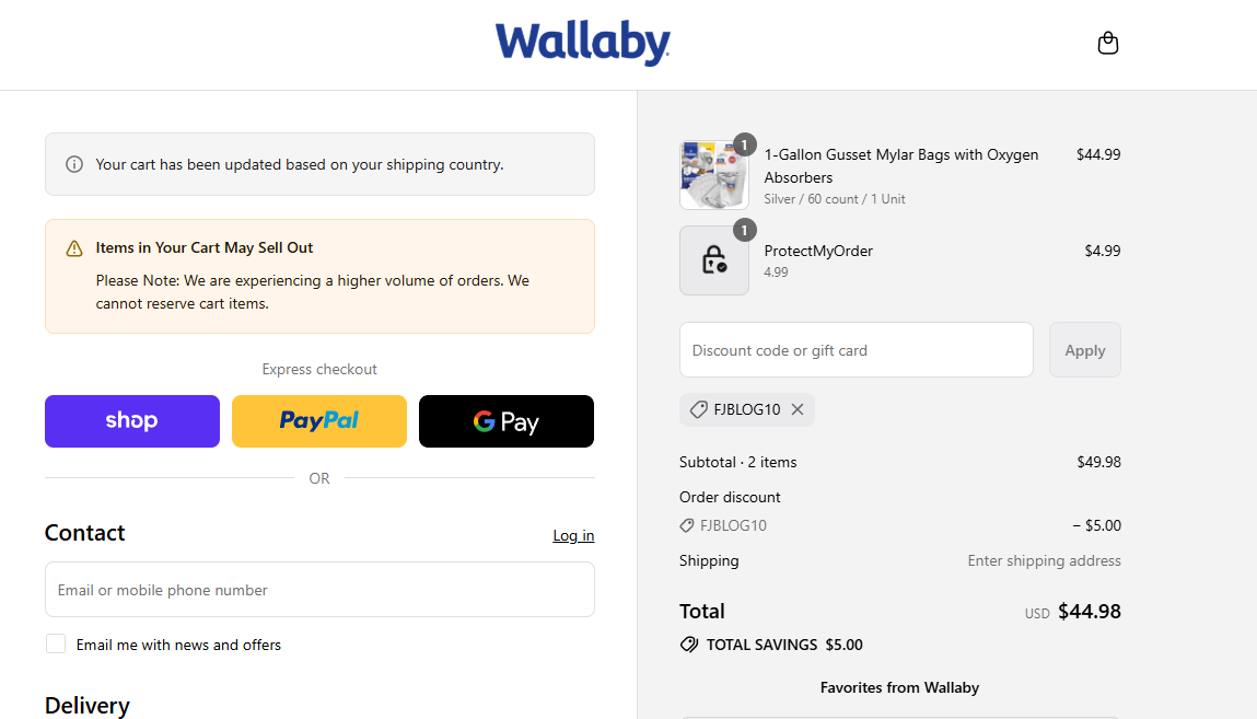 Coupon proof FJBLOG10