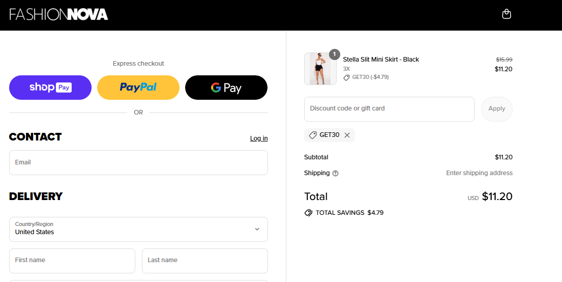 Coupon proof GET30