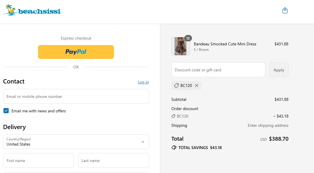Coupon proof BC120