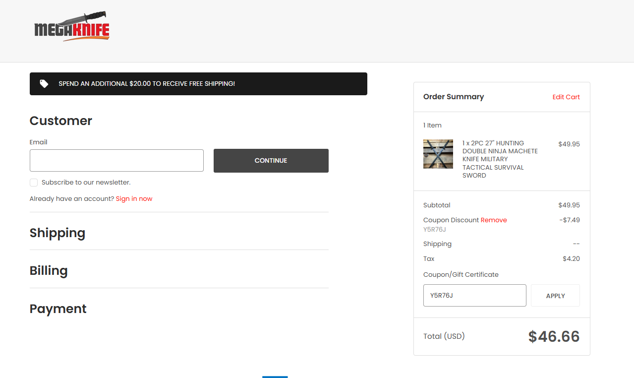 Coupon proof Y5R76J