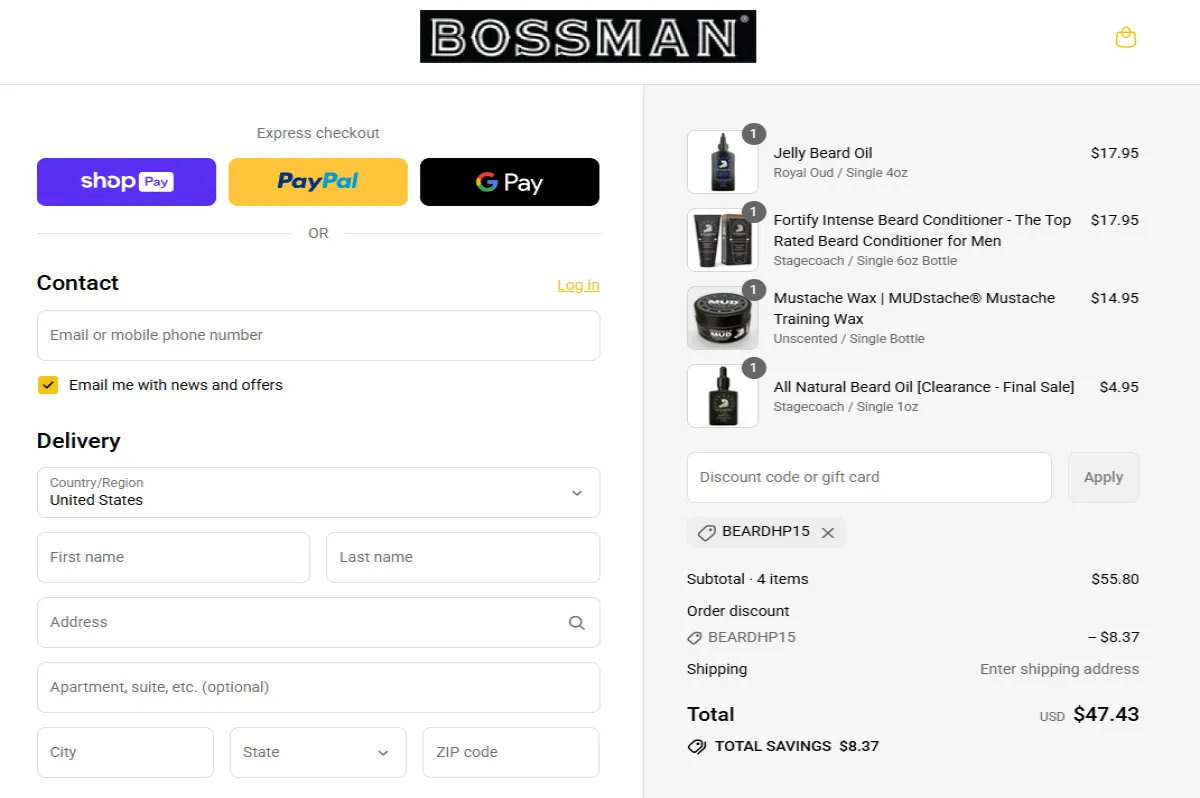 Coupon proof BEARDHP15