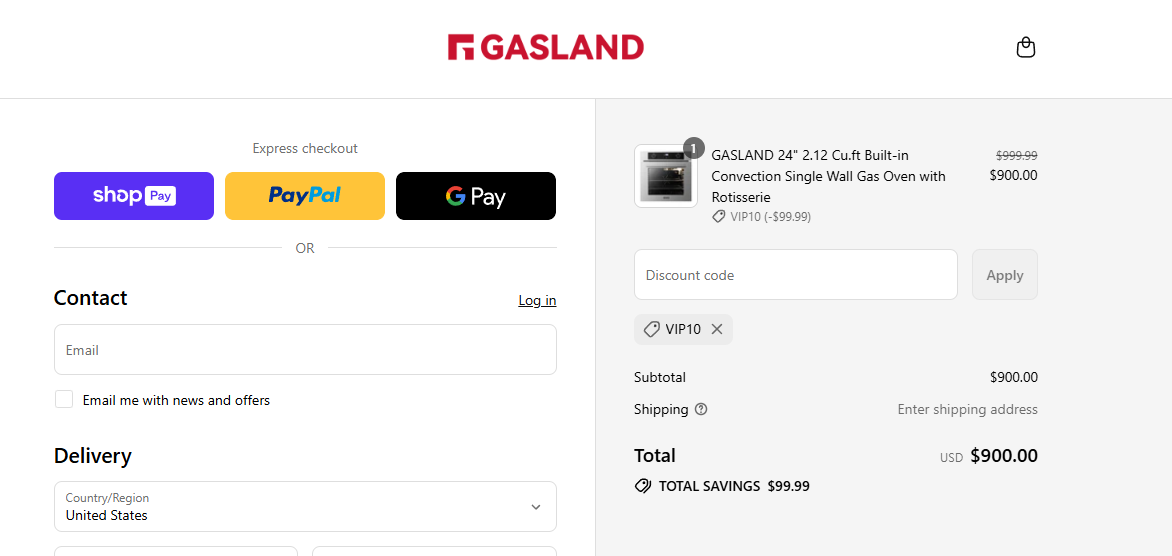 Coupon proof VIP10