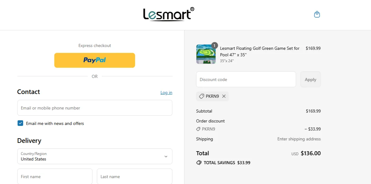 Coupon proof PKRN9