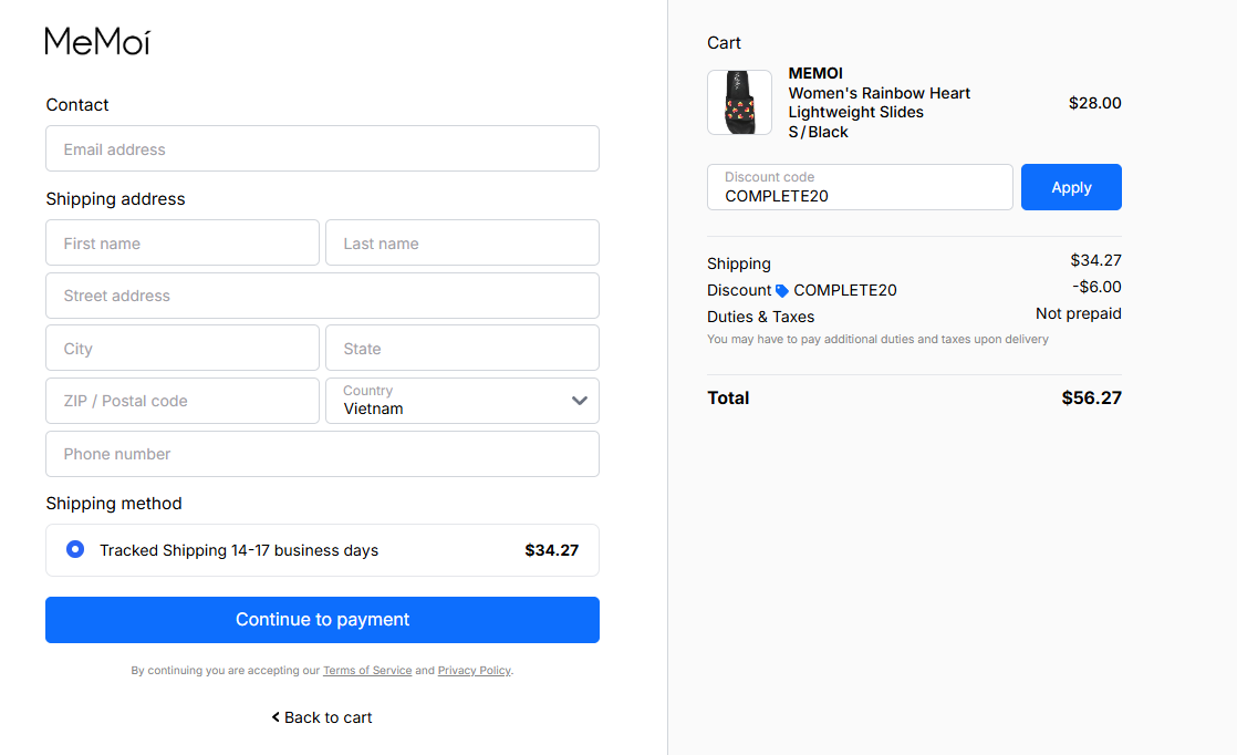 Coupon proof COMPLETE20