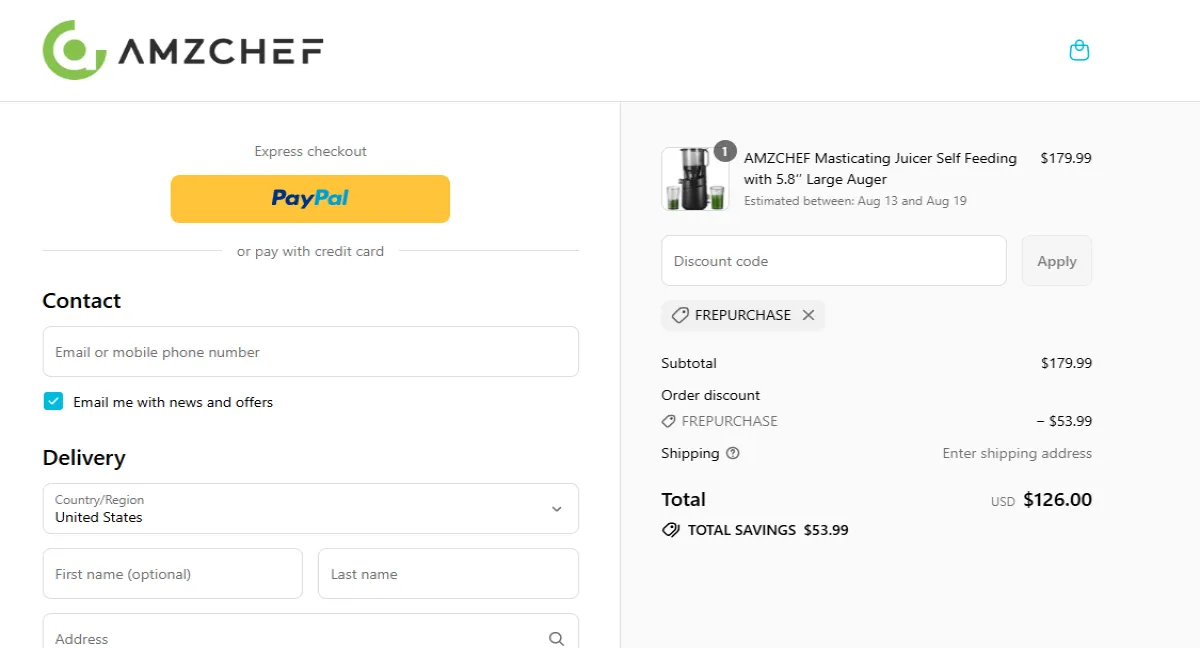 Coupon proof FREPURCHASE