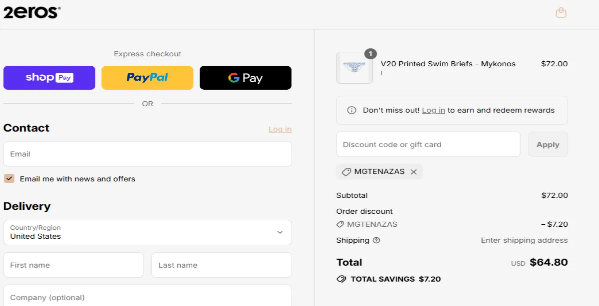 Coupon proof MGTENAZAS