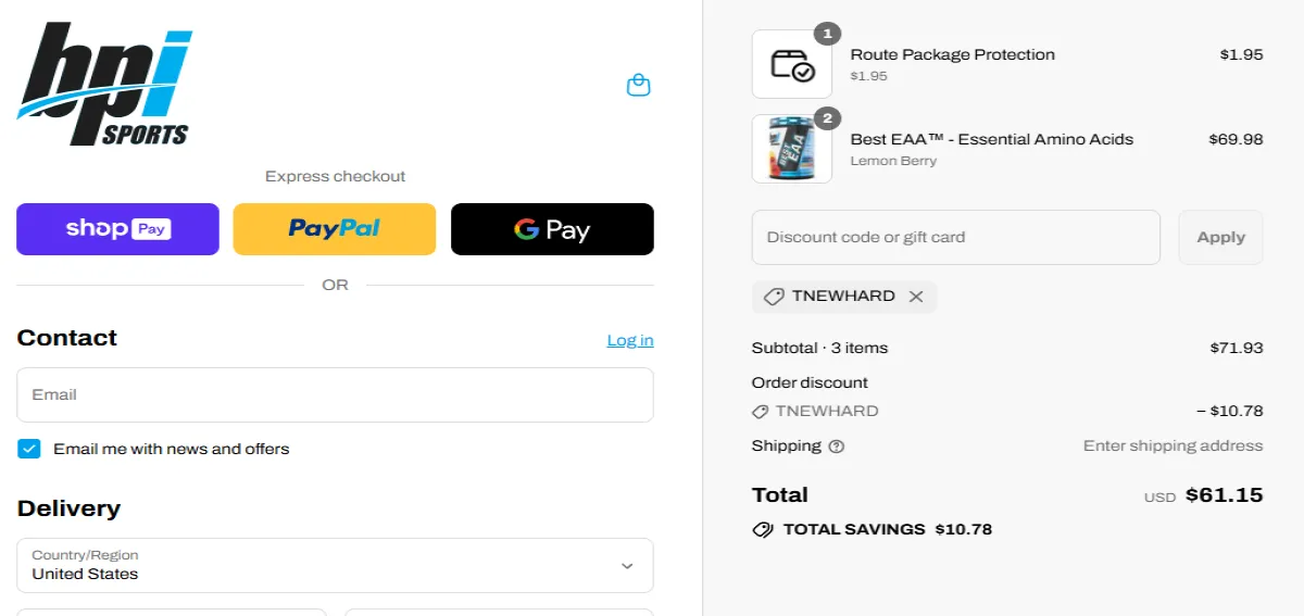 Coupon proof TNEWHARD
