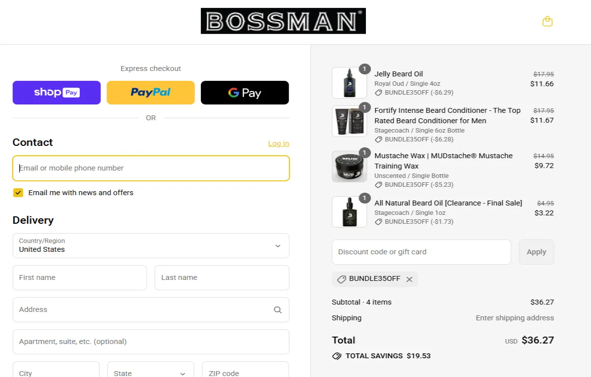 Coupon proof BUNDLE35OFF