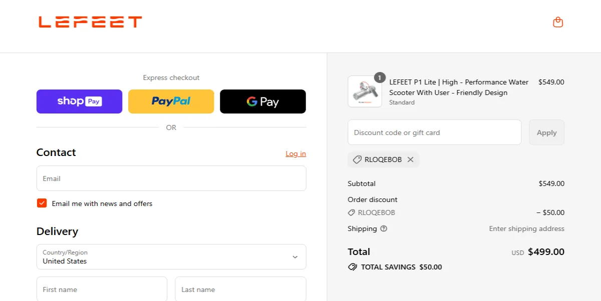 Coupon proof RLOQEBOB