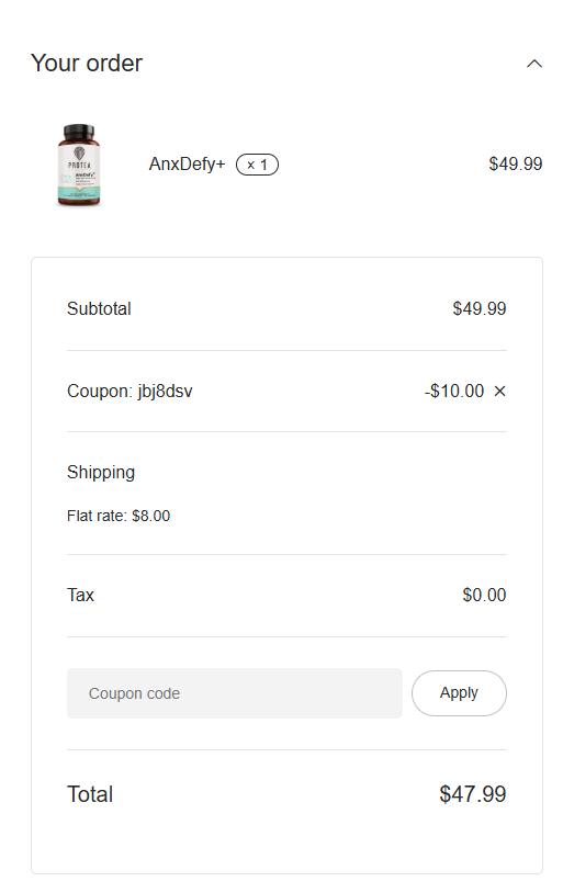 Coupon proof JBJ8DSV