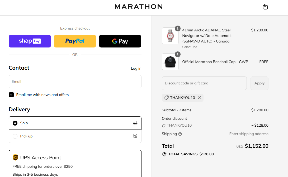 Coupon proof THANKYOU10