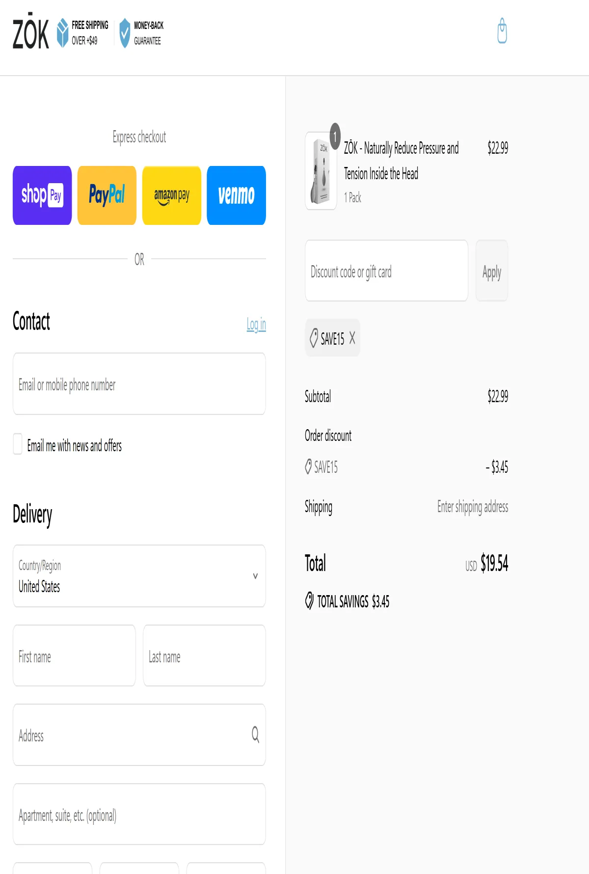 Coupon proof SAVE15
