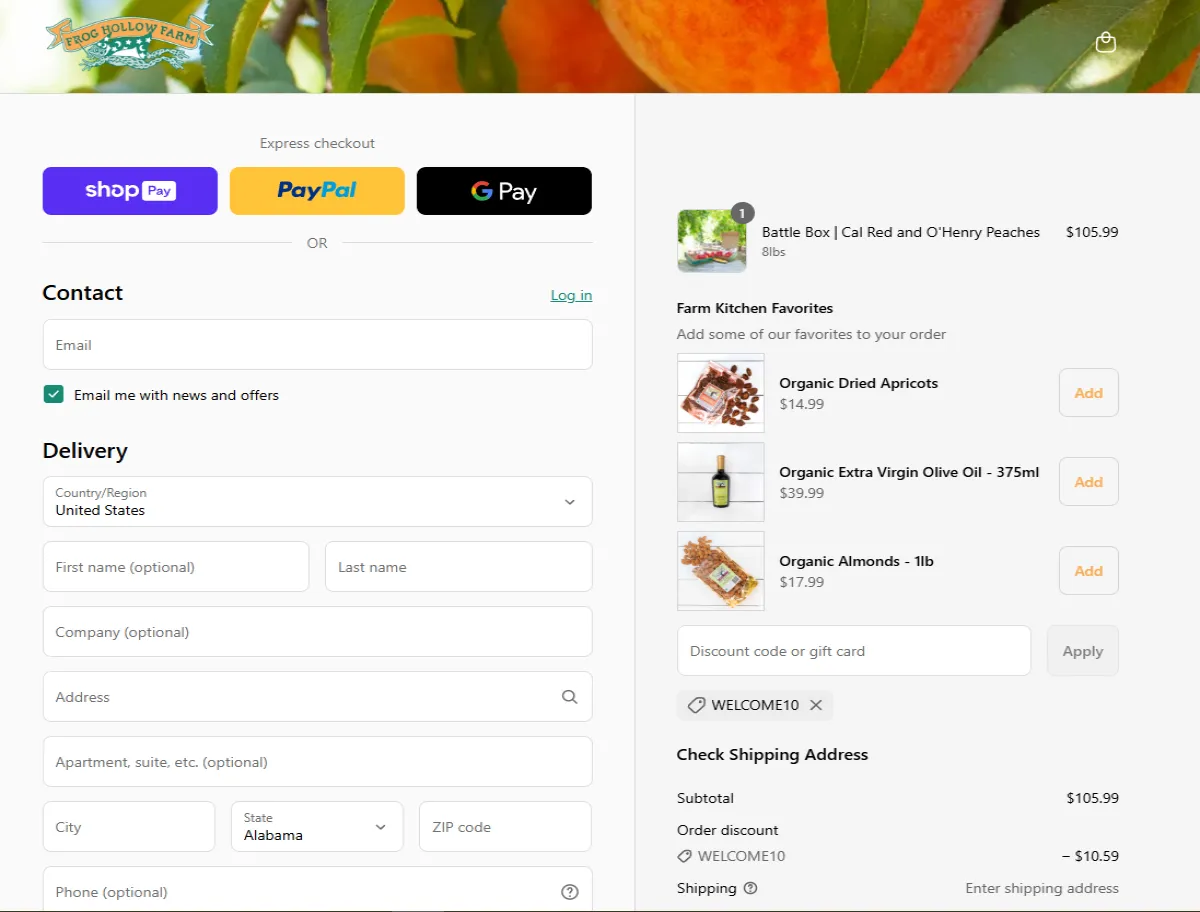 Coupon proof WELCOME10