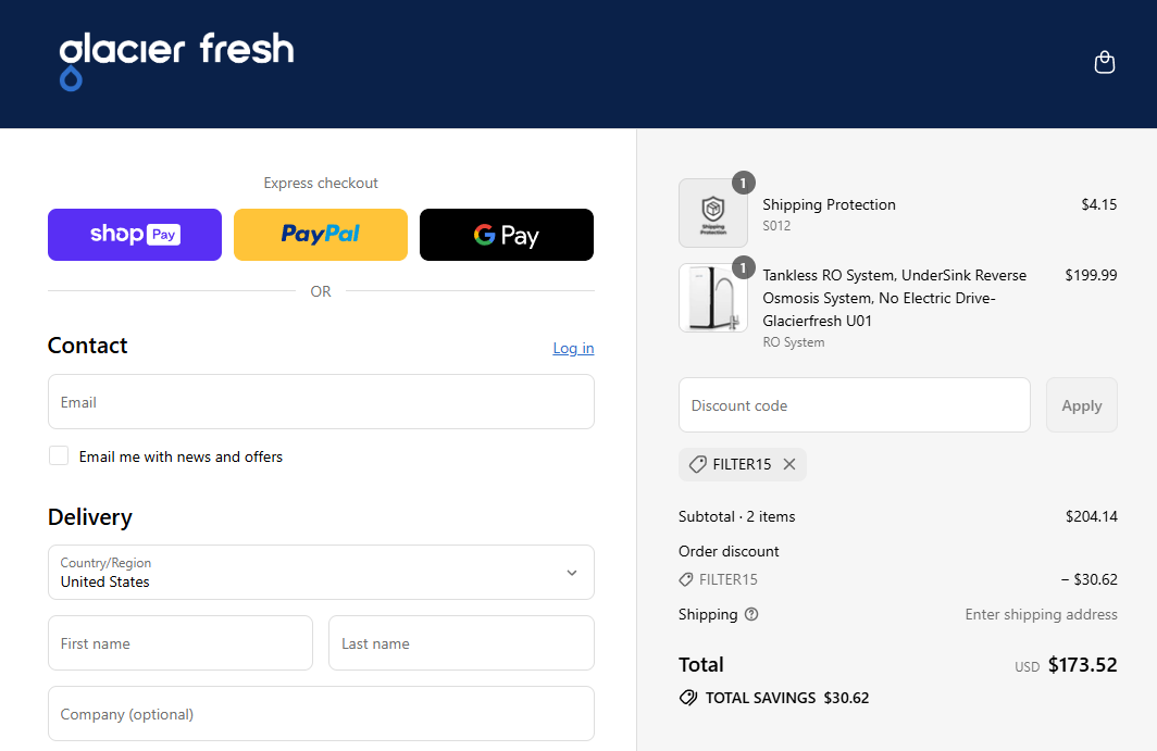 Coupon proof FILTER15