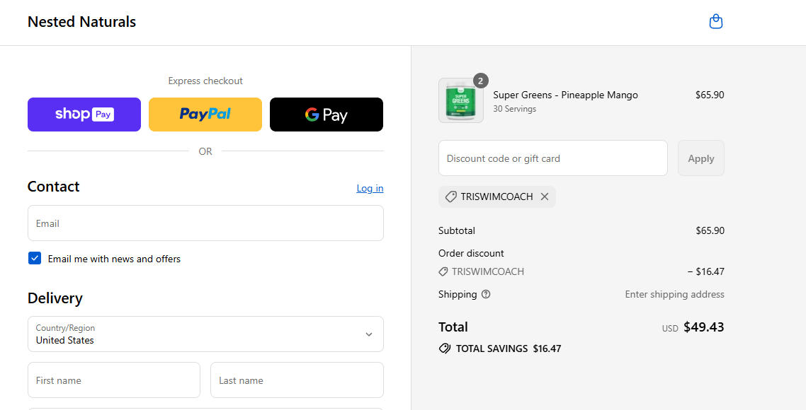 Coupon proof TRISWIMCOACH