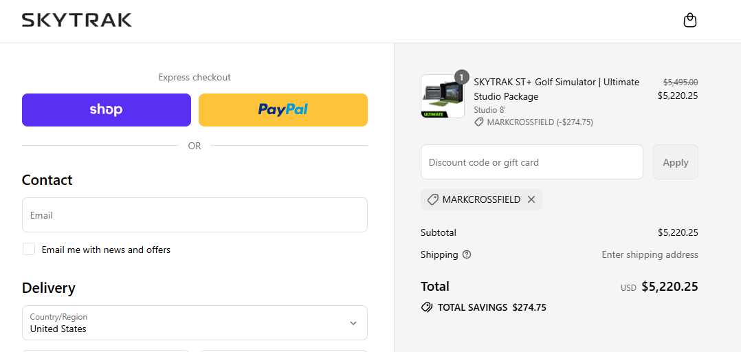 Coupon proof MARKCROSSFIELD